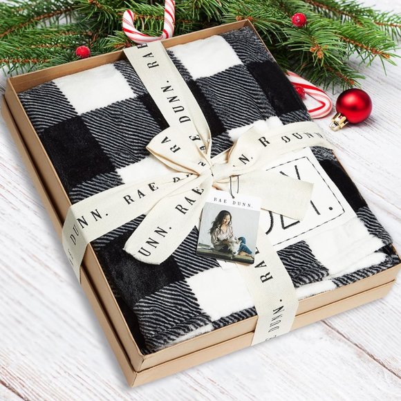 Rae Dunn Throw Blanket - Picture 1 of 8